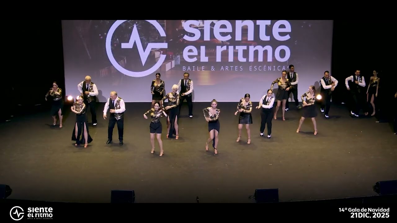 Gala de Navidad 2025 – Siente el Ritmo. Grupo de latino · Profesores Esther y Sergio Domínguez