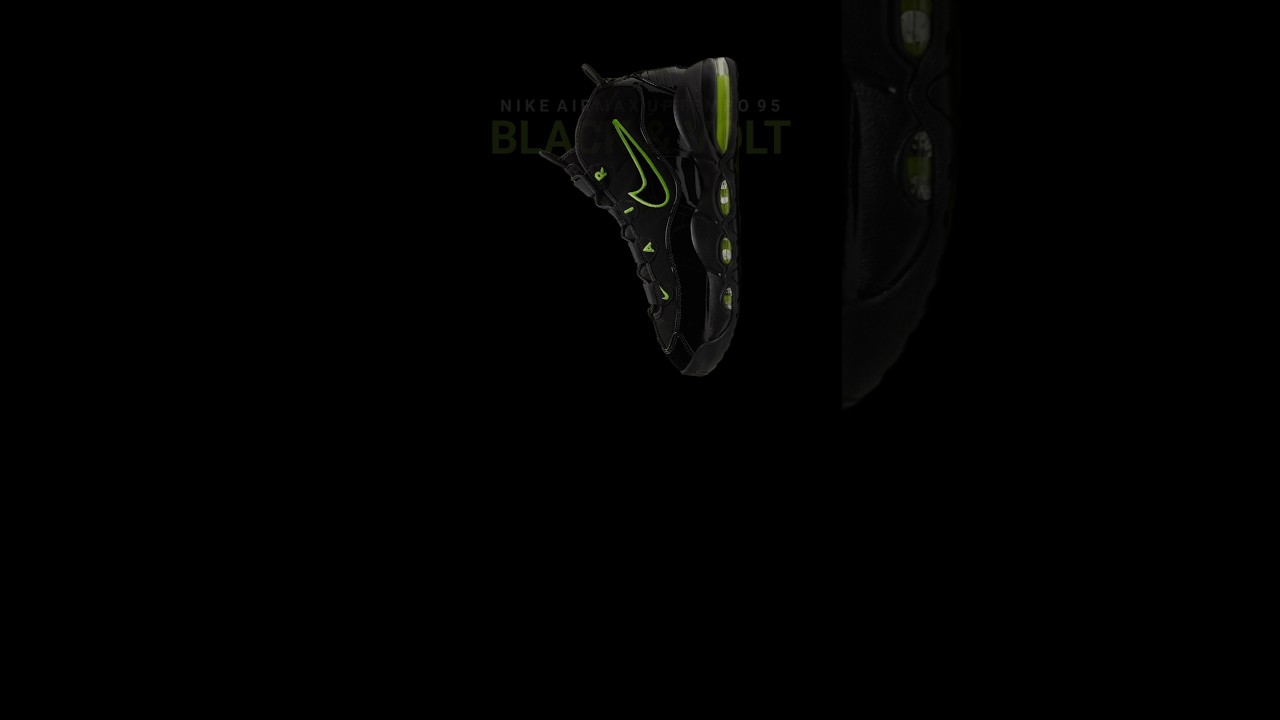 Nike Air Max Uptempo 95 BLACK VOLT 2025