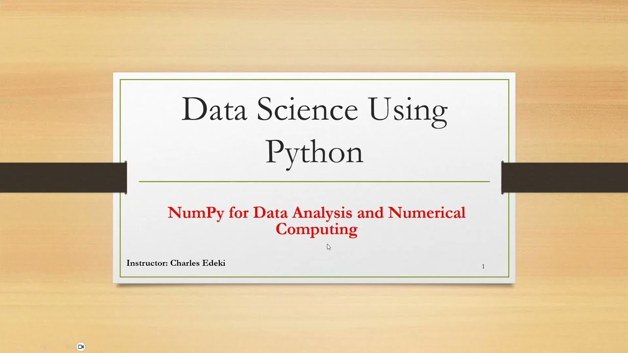 Наука о данных: NumPy для анализа данных и численных вычислений.