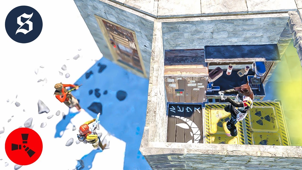 I RAIDED my NEIGHBORS then the RATS started camping me - SOLO RUST #9 S80