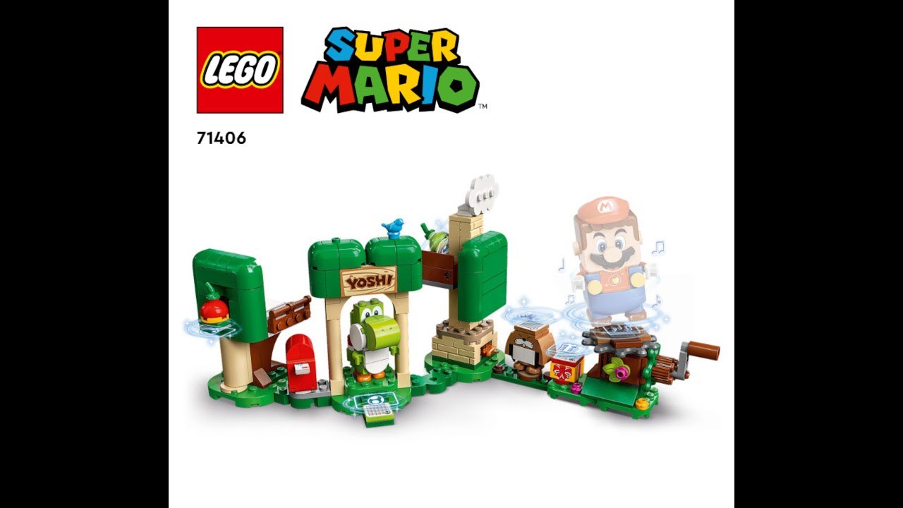 LEGO Instructions | Super Mario | 71406 | Yoshi's Gift House | Expansion Set