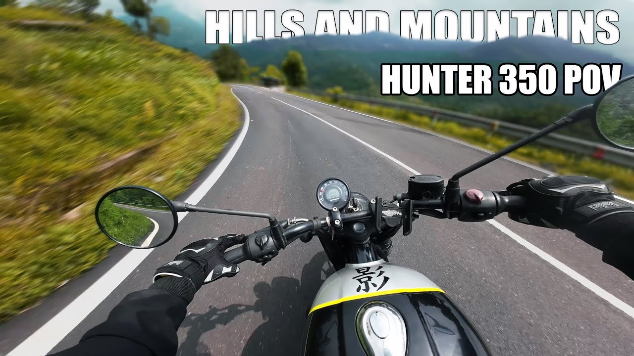 Hunter 350 POV Ride | Hills, Curves & Pure Bliss in the Mountains
