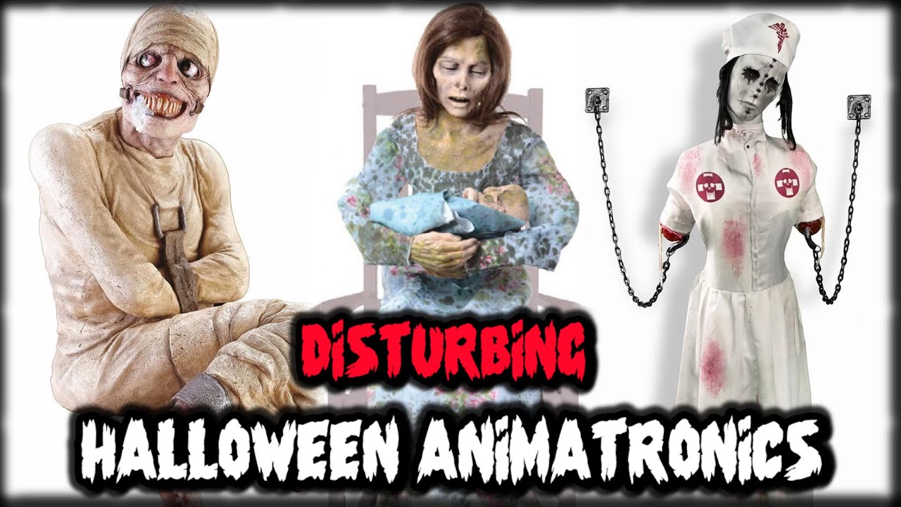 Топ-10 самых жутких аниматронных фигур на Хэллоуин | Самые ужасающие реквизиты на Хэллоуин