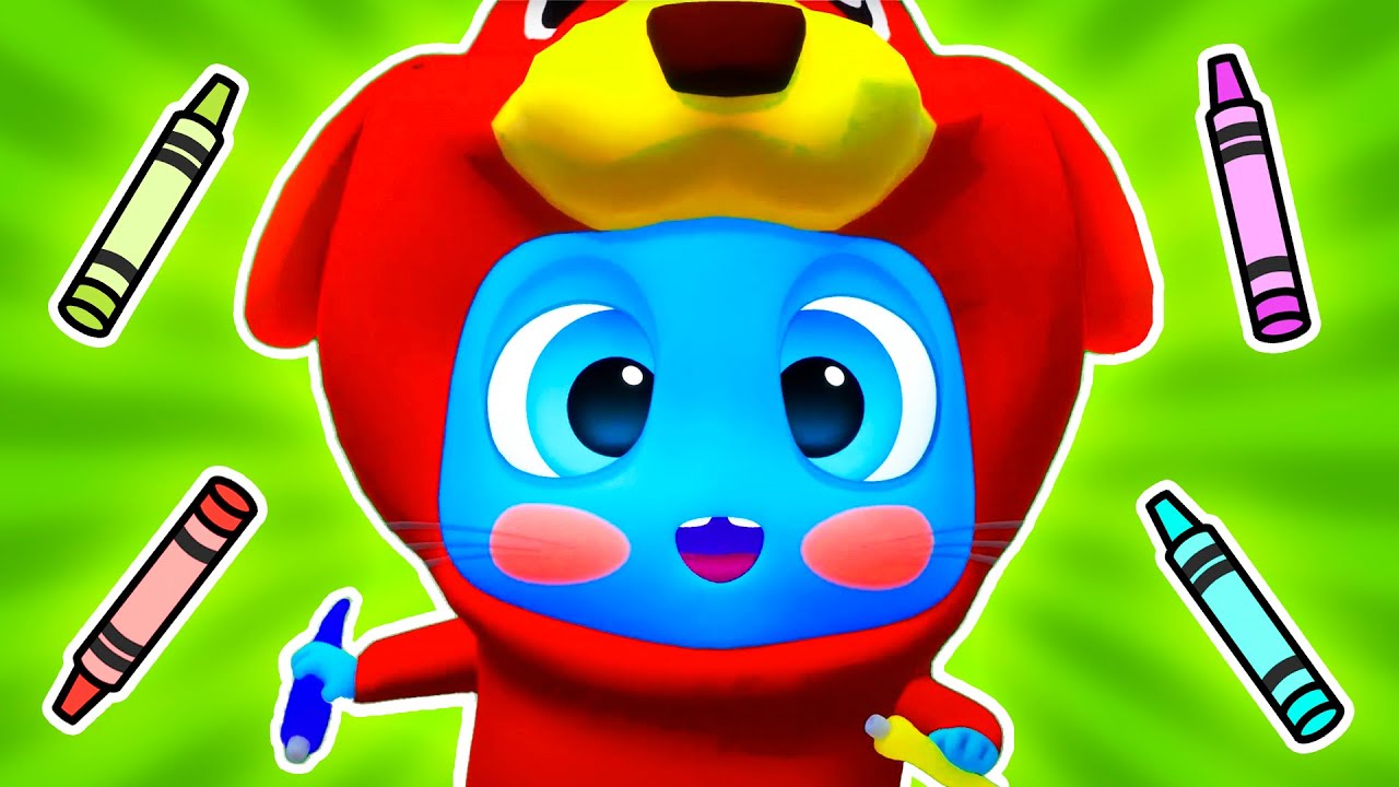 🌈 Learn the colors with Mini Moonies! 🌈 Educational songs for kids! ✨