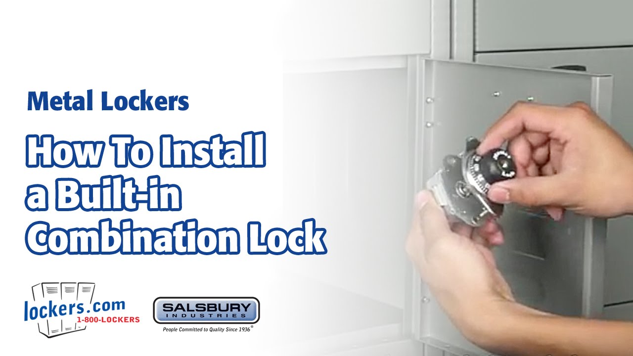 Lockers.com | How To Install a Built-In Combination Lock