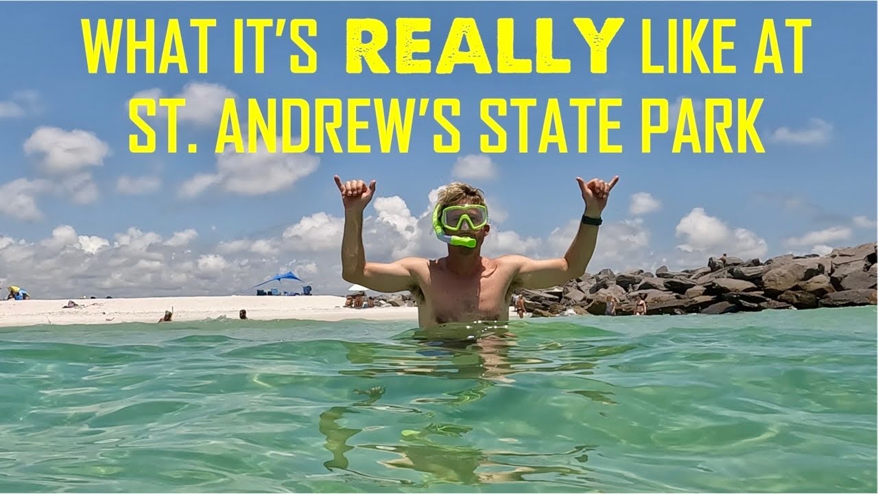 St. Andrew's State Park | Beach and Drone Footage Panama City Beach Florida Gulf Coast Emerald Coast