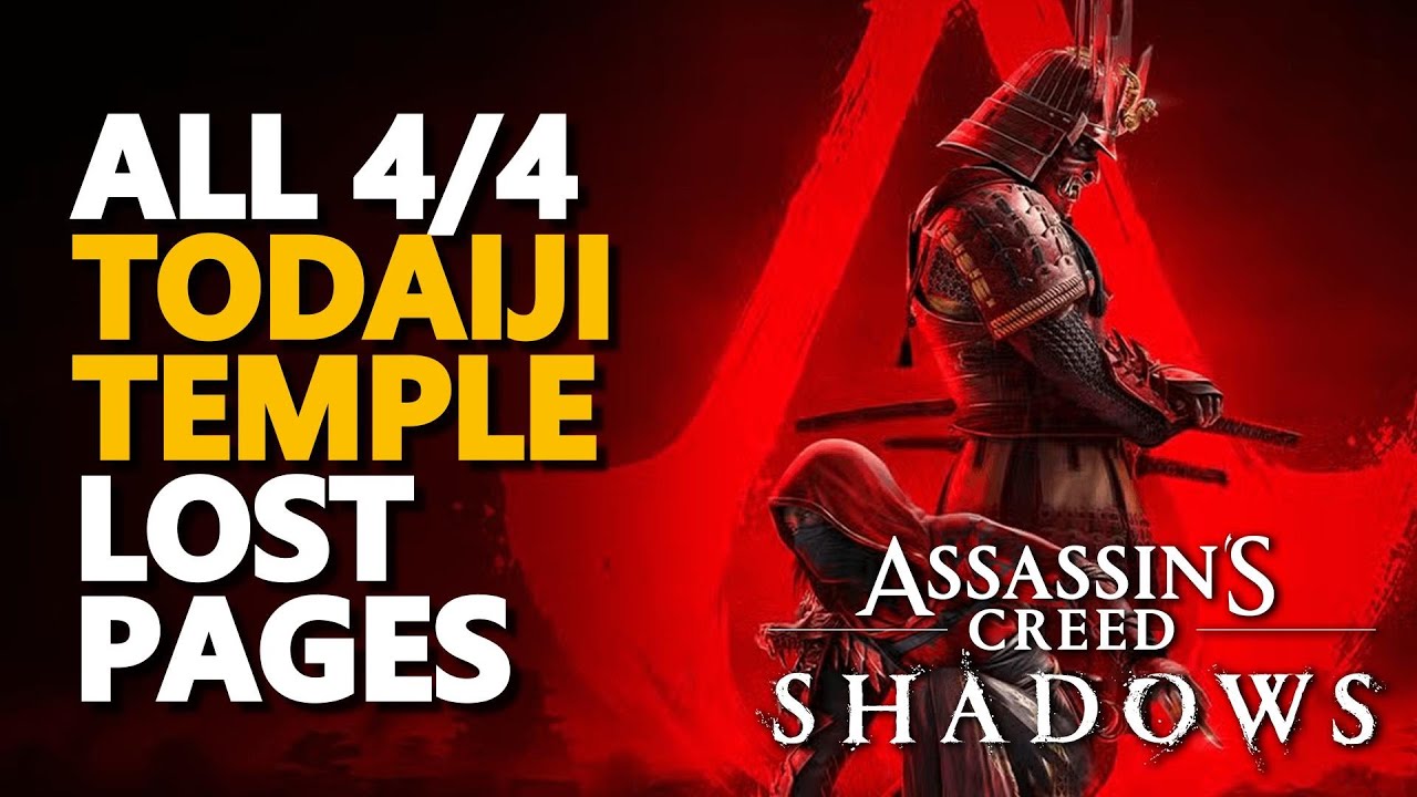 Todaiji Temple All Lost Pages Assassin's Creed Shadows