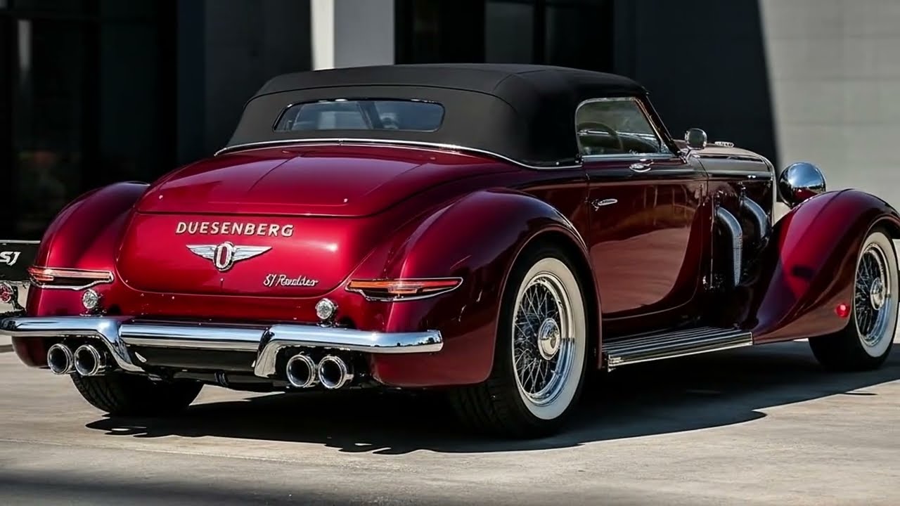 Duesenberg SJ Roadster 2026 — это нечто невероятное: 700-сильный двухтурбинный двигатель V8 в соч...