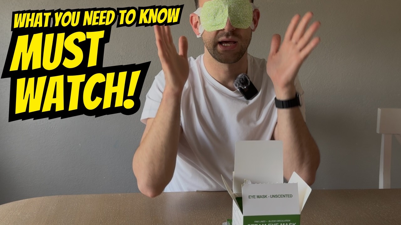 ProCIV Steam Eye Masks for Dry Eyes, Self Heating Compress Overview! Worth It? #ad #amazoninfluencer