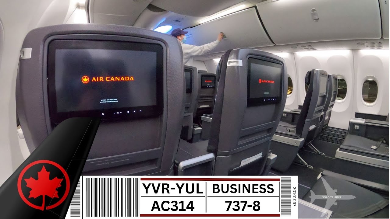 REVIEW | Business | Air Canada 737-8 | Vancouver - Montreal