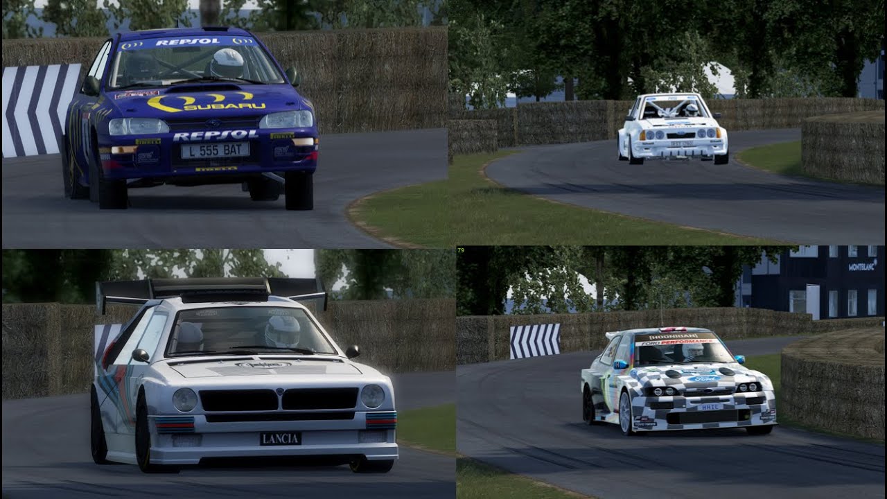 Rally cars at Goodwood compilation-Assetto Corsa