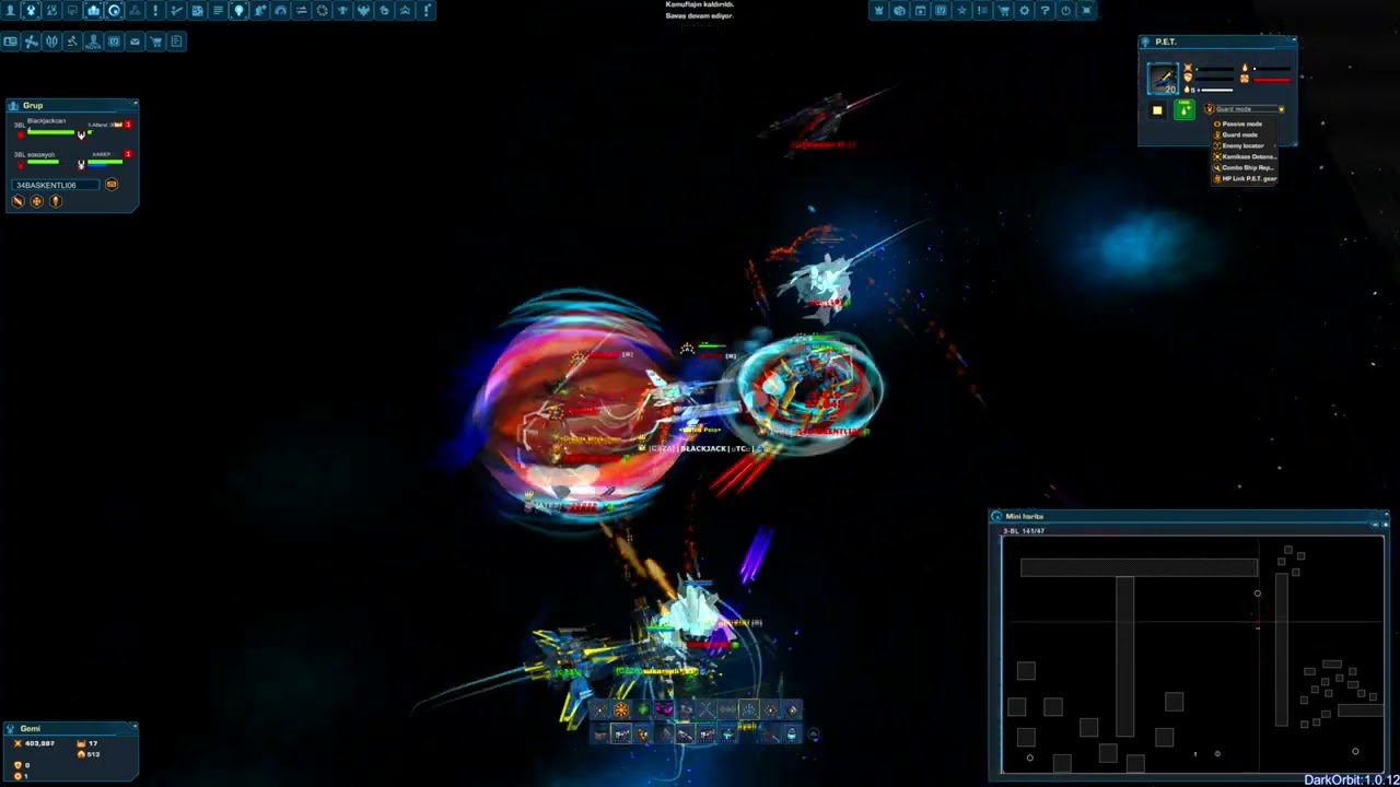 Darkorbit BlackJack-TC UNİTY Süslü Süleyman ve Pastacı Hasan Kesim 1440p HD