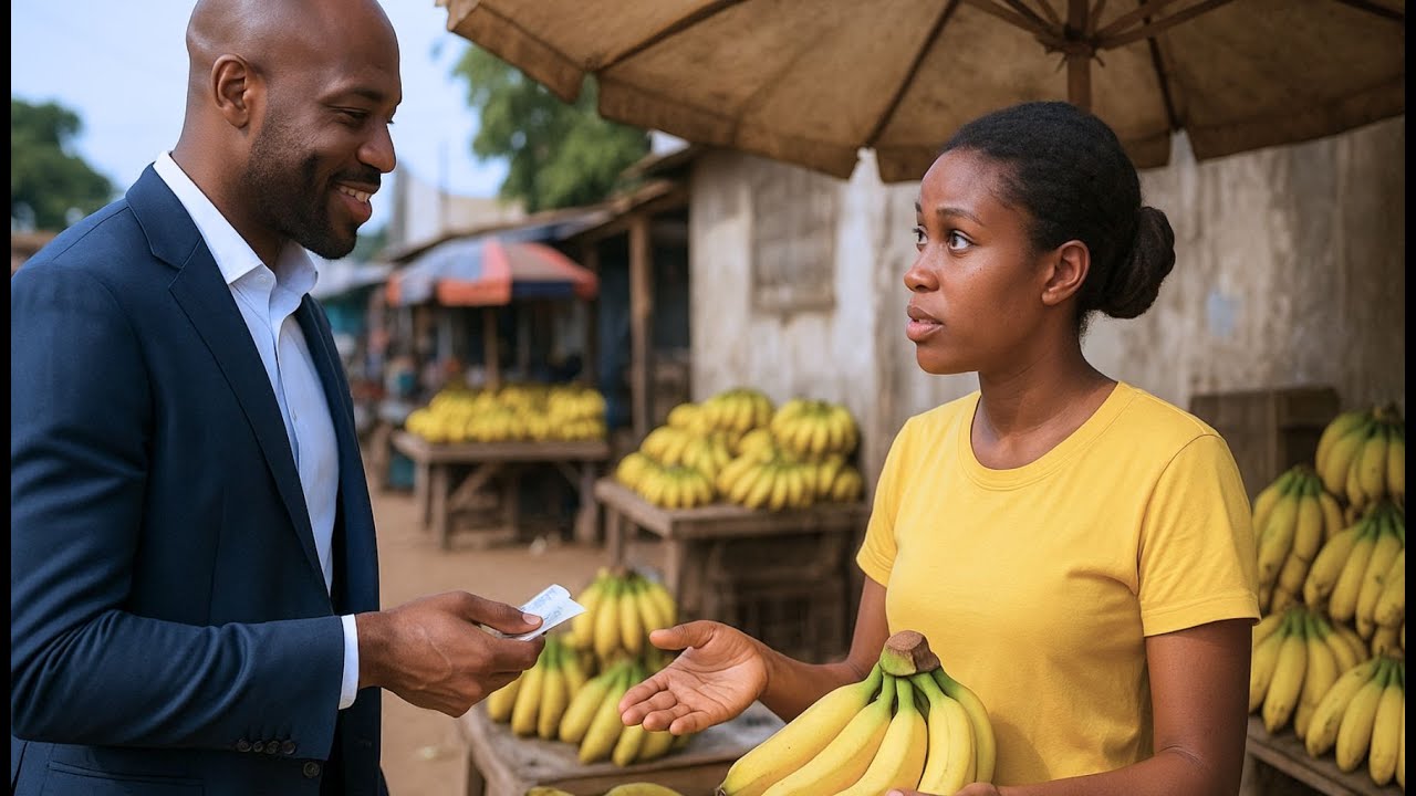Elle vendait des bananes dans la rue… jusqu’au jour où un milliardaire s’est arrêté… et…