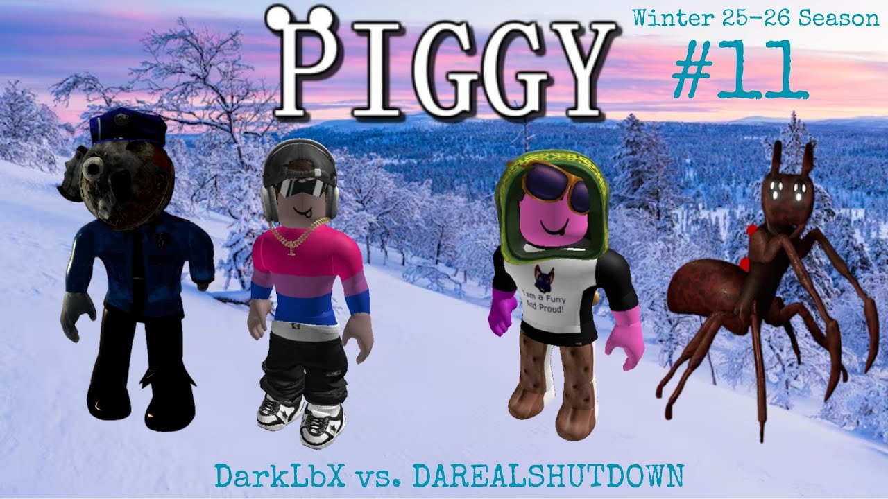 Piggy 1v1s: DarkLbX vs. DAREALSHUTDOWN - Season 2: Winter 25-26 (Part XI)