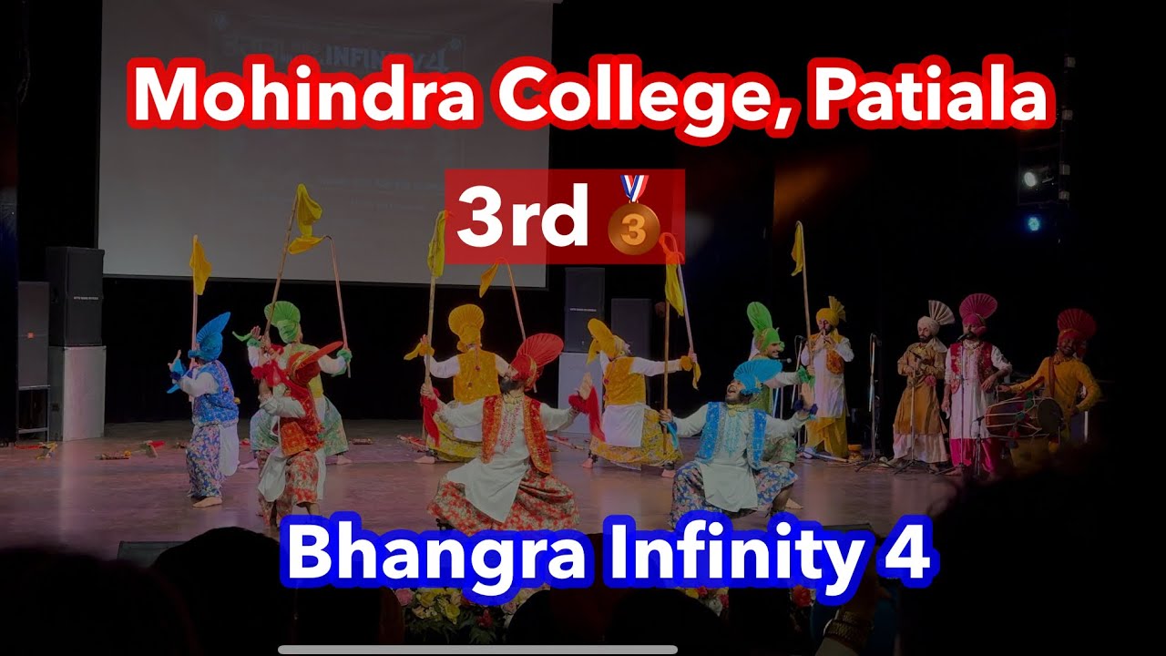 Bhangra 3rd🥉| Bhangra Infinity 4 | Mohindra College ,Patiala
