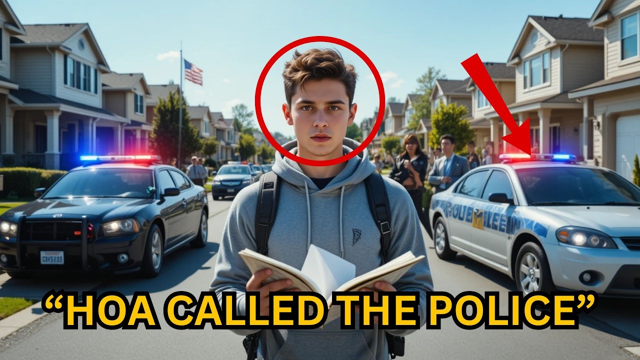 HOA Reports Teen to Police Over “Strange Activity” — They Regret It When His Mom Steps In.