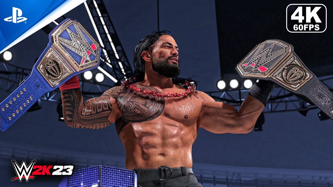 WWE 2K23 - Roman Reigns vs Cody Rhodes Match! [4K 60FPS PS5]