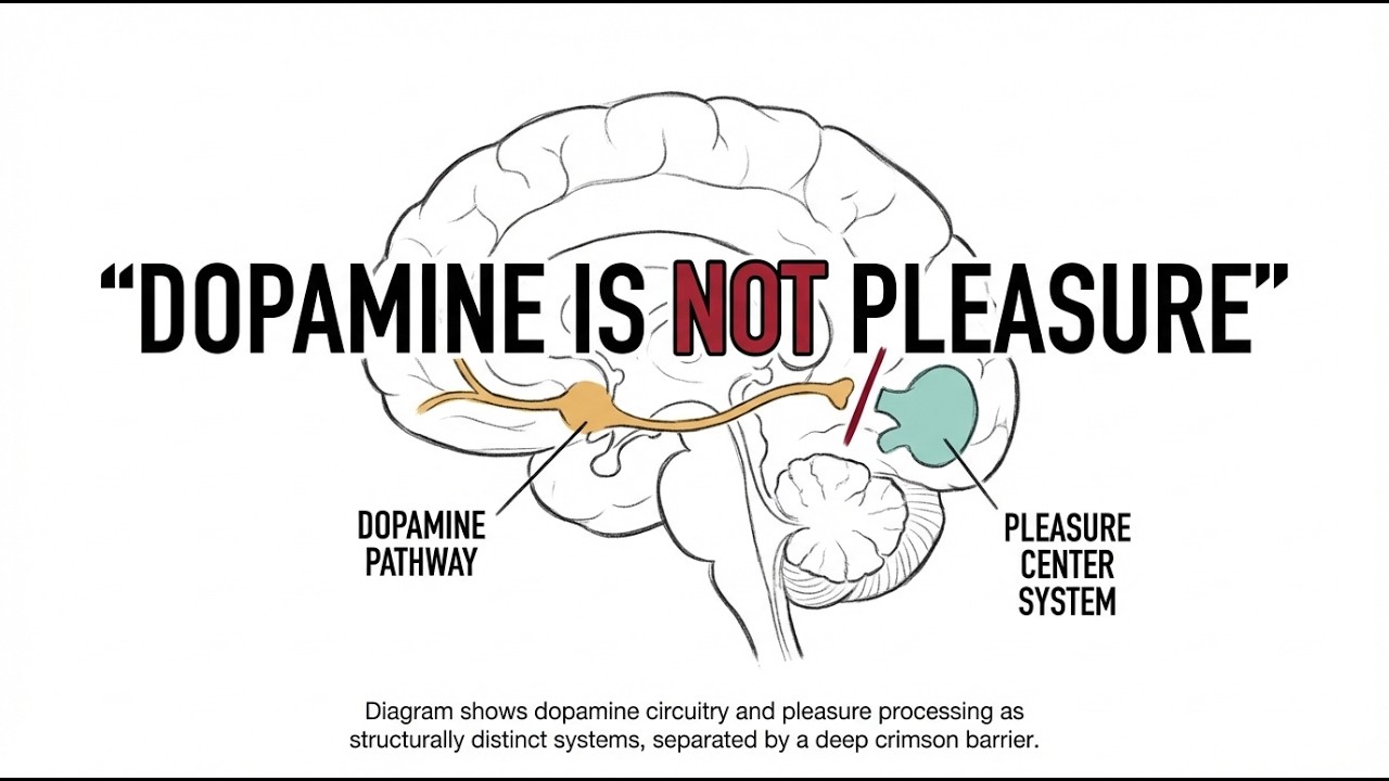 DOPAMINE IS NOT THE PLEASURE MOLECULE (THE REAL FUNCTION EXPLAINED) !