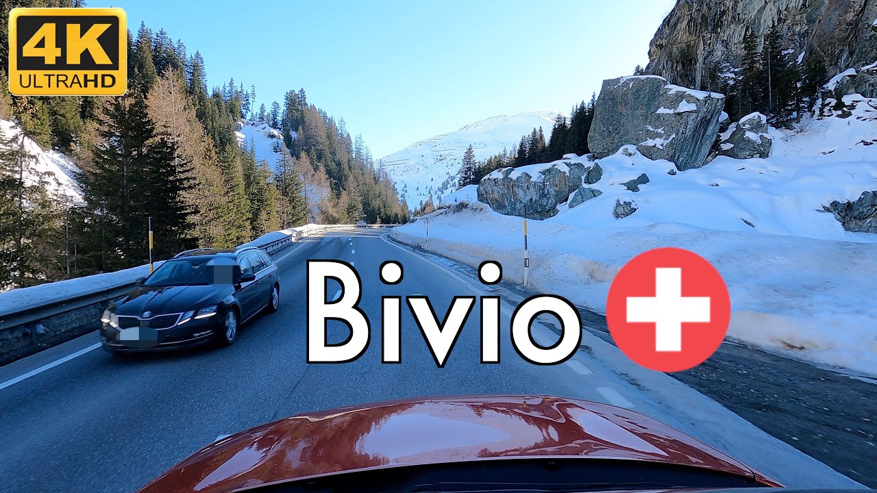 Driving to Bivio from Savognin | Canton of Graubünden | Switzerland 4k