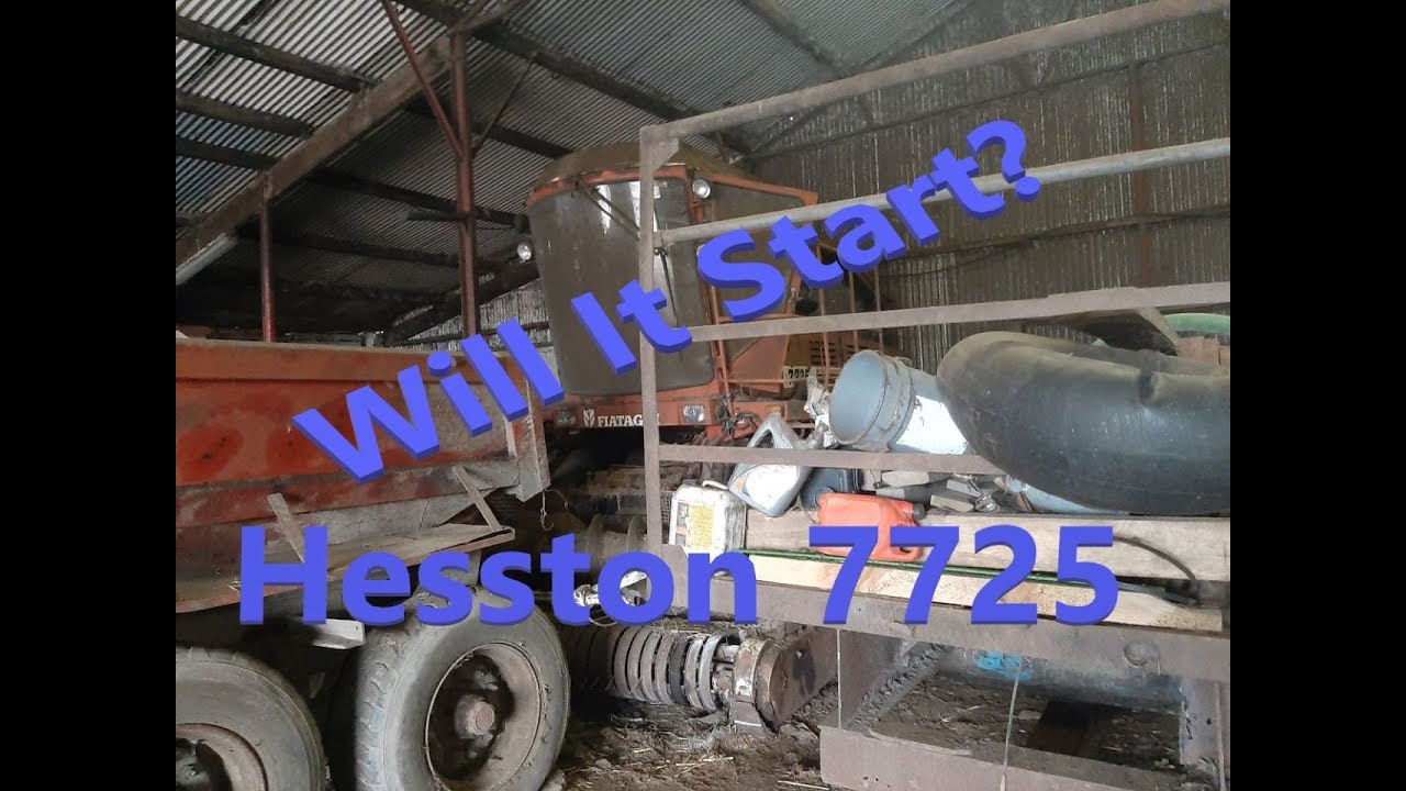 Кормоуборочный комбайн Hesston 7725 — заведется ли?