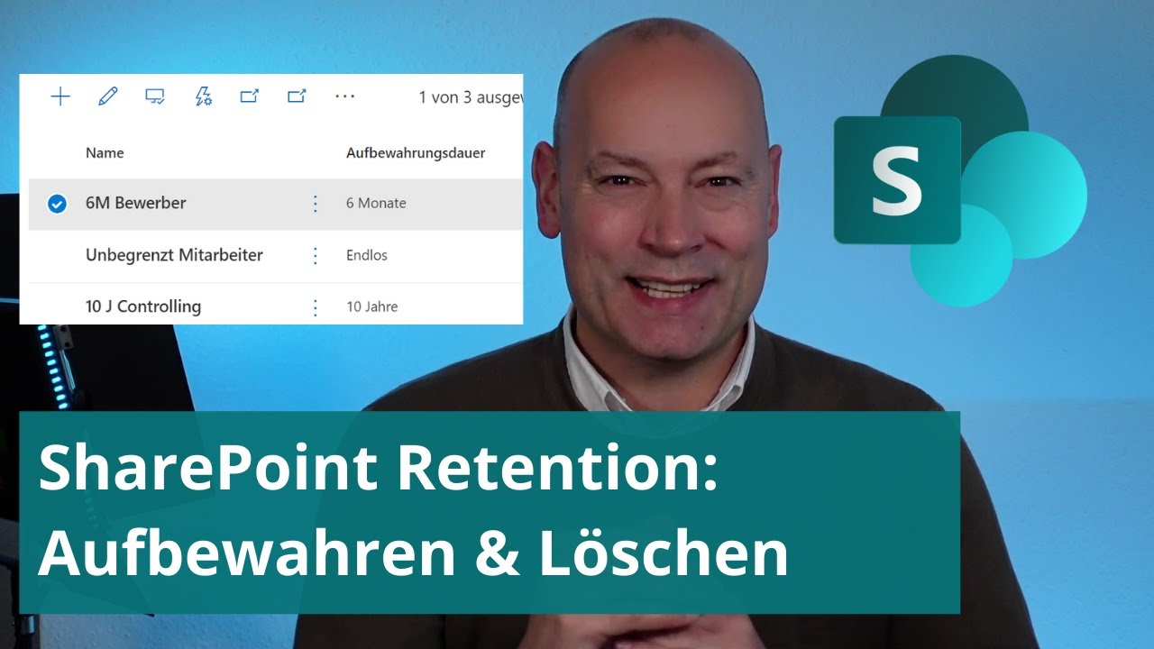 SharePoint Retention: Aufbewahrungsbezeichnungen und -Richtlinien nach DSGVO und Steuerrecht