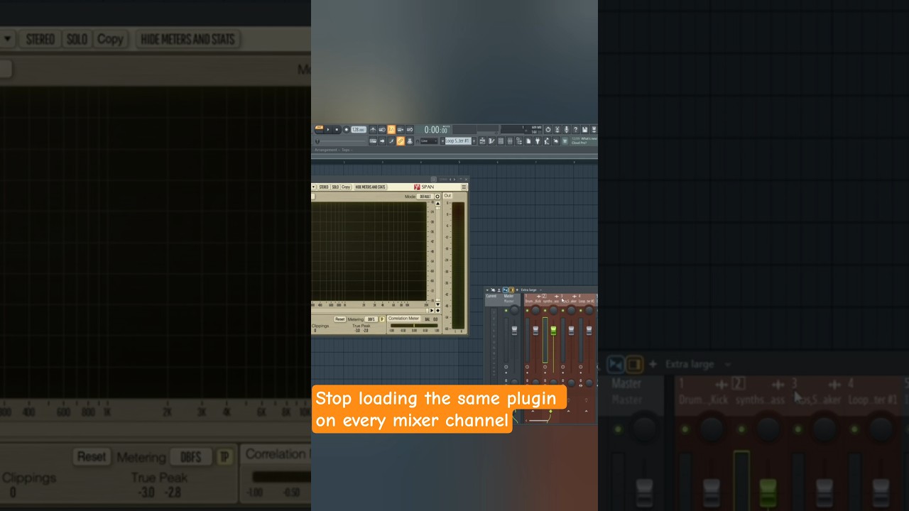 Stop loading the same plugin on every mixer channel