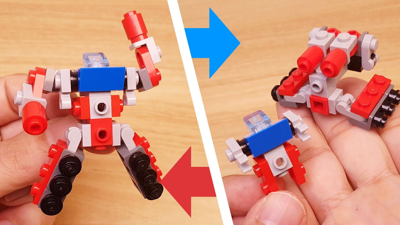 Micro Lego Brick Combiner Transformer Mech - Micro Boy