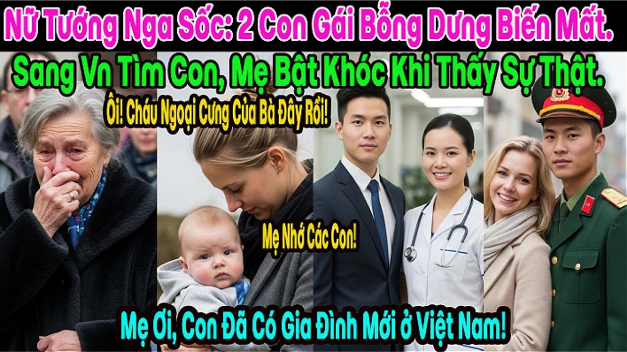 Nữ Tướng Nga Quyền Lực Vỡ Oà Tại Việt Nam, Đoàn Tụ Hai Con Gái Và Cháu Ngoại Sau Cuộc Ly Hương.