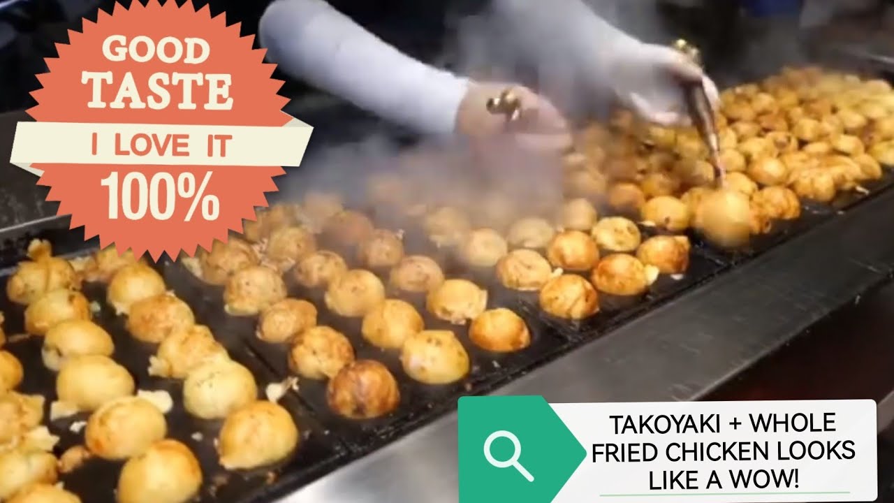 KOREAN STREET FOODS LOOKS LIKE A WOW! l  TAKOYAKI + FRIED CHICKEN😋 l UndongTv