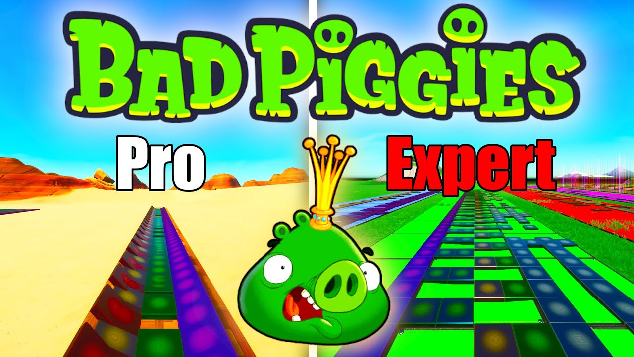 Bad Piggies Theme Pro vs Expert (Fortnite Music Blocks) - With Code