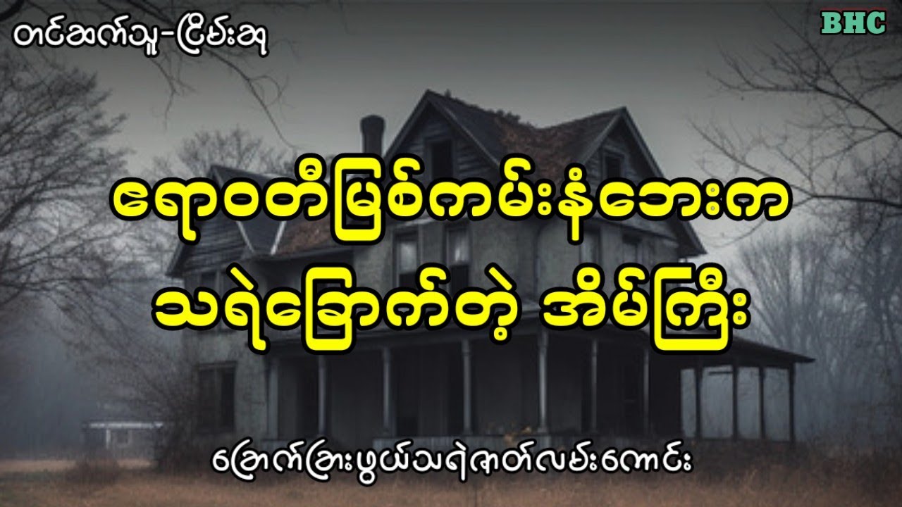 ဧရာဝတီမြစ်ကမ်းနံဘေးကသရဲခြောက်တဲ့ အိမ်ကြီး#audiobook #ghost #ပရလောက #myanmar
