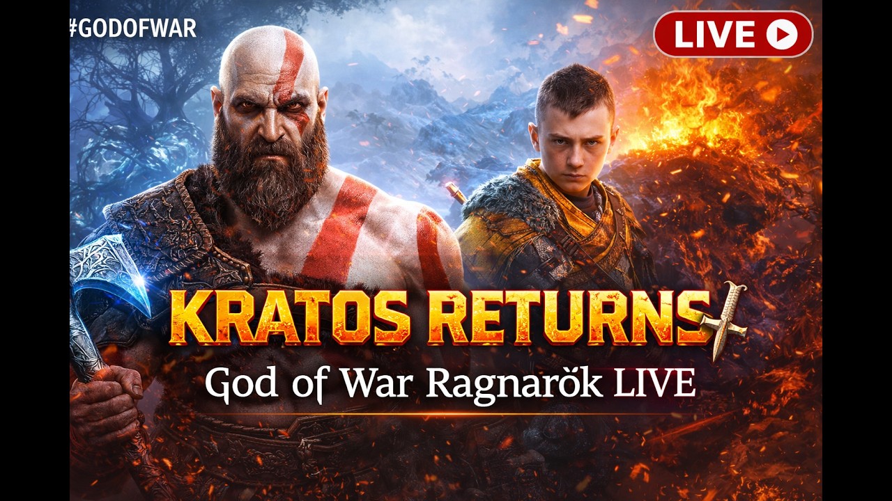 KRATOS RETURNS ⚔️ | God of War Ragnarök LIVE | Epic Story Continues