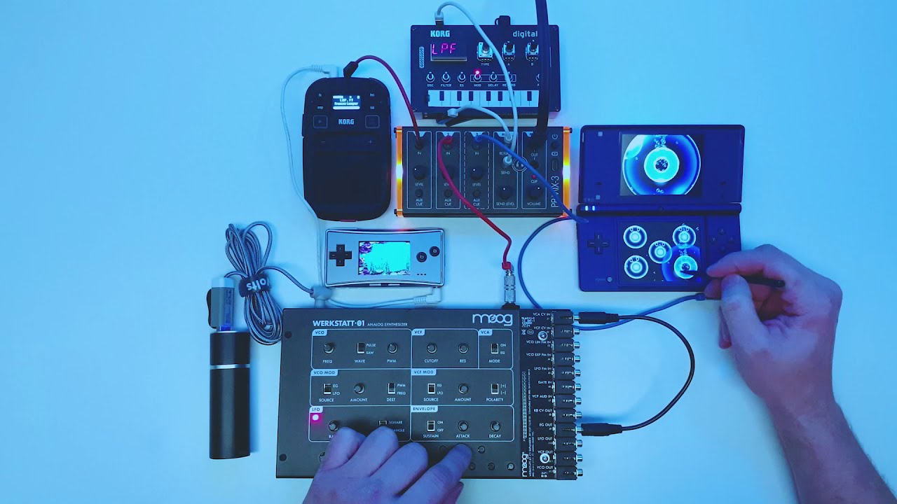 aquatic ambience (donkey kong country GBA, moog werkstatt, electroplankton) (#Jamuary2021​​ Day 30)