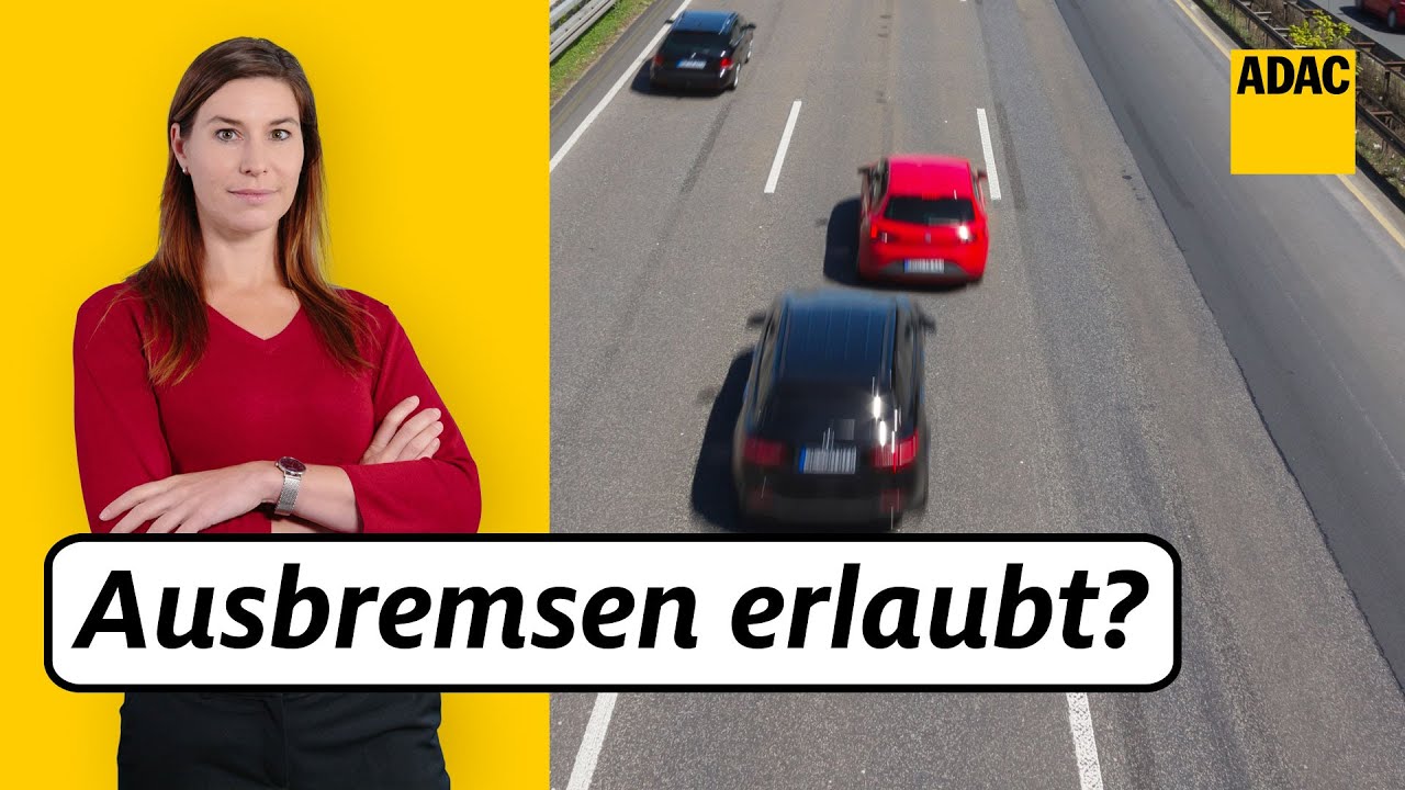 Drängler absichtlich ausbremsen? Darf ich andere Fahrer maßregeln? | ADAC | Recht? Logisch!