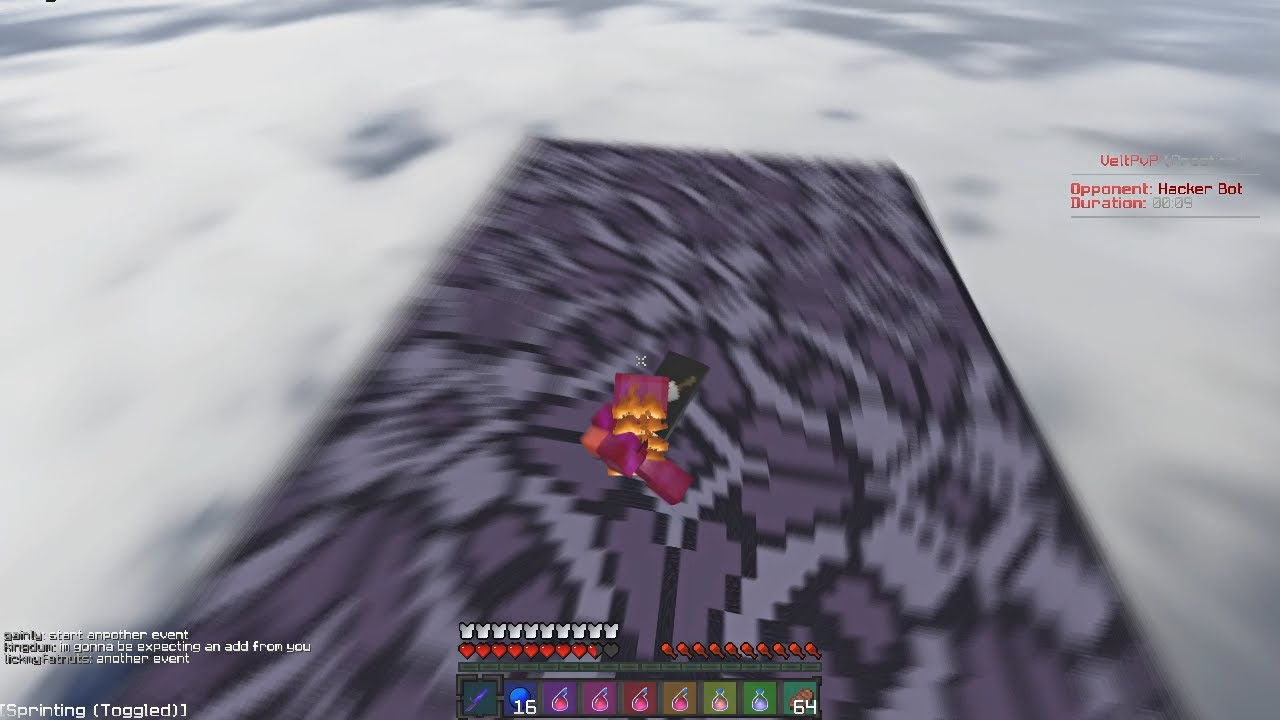 Destroying the HackerBot on VeltPvP ($10 Client)