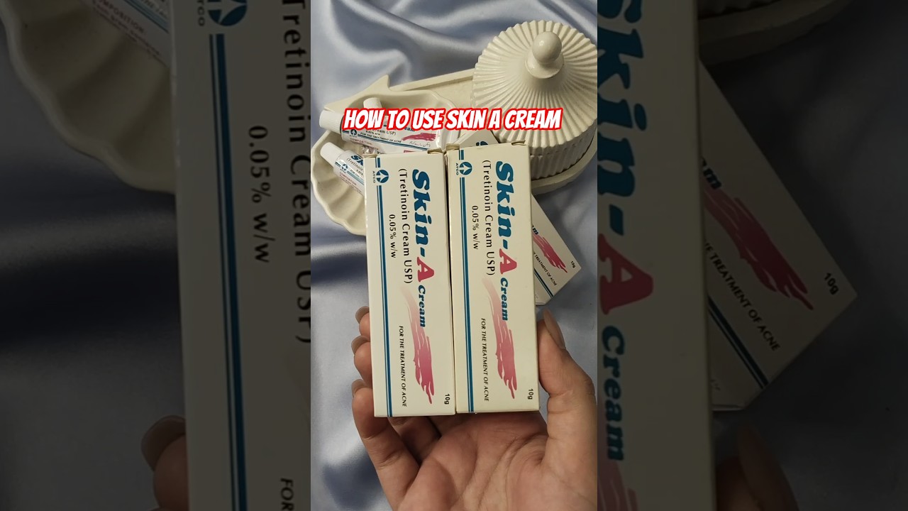 Skin A cream review|HOW TO USE SKIN A CREAM #skincare #acnetreatment #tretinoin