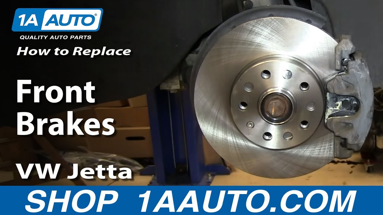 How to Replace a Front Disc Brakes 05-13 Volkswagen Jetta