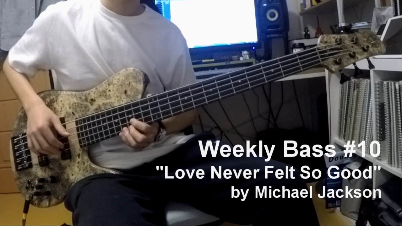 #10 Michael Jackson - Love Never Felt So Good (Bass Cover & Transcription&Tabs)
