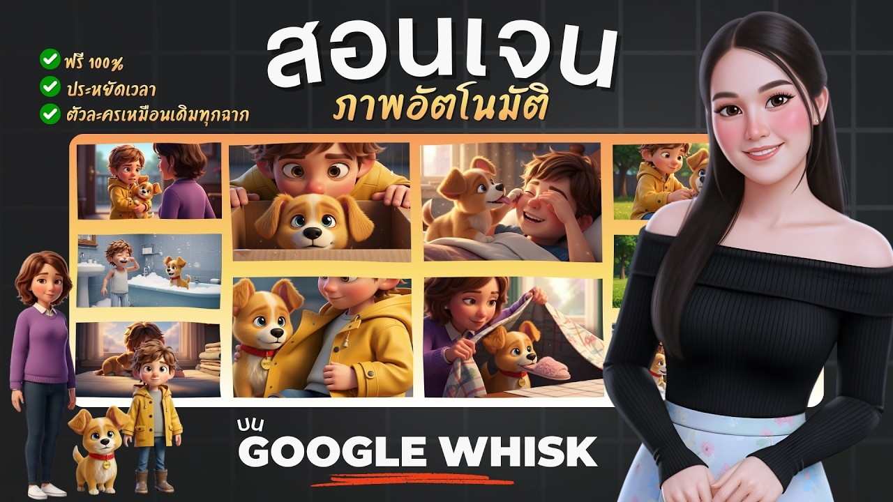 สอนเจนภาพอัตโนมัติบน Google whisk (ฟรี100%) ประหยัดเวลาในการเจนภาพเยอะเลย