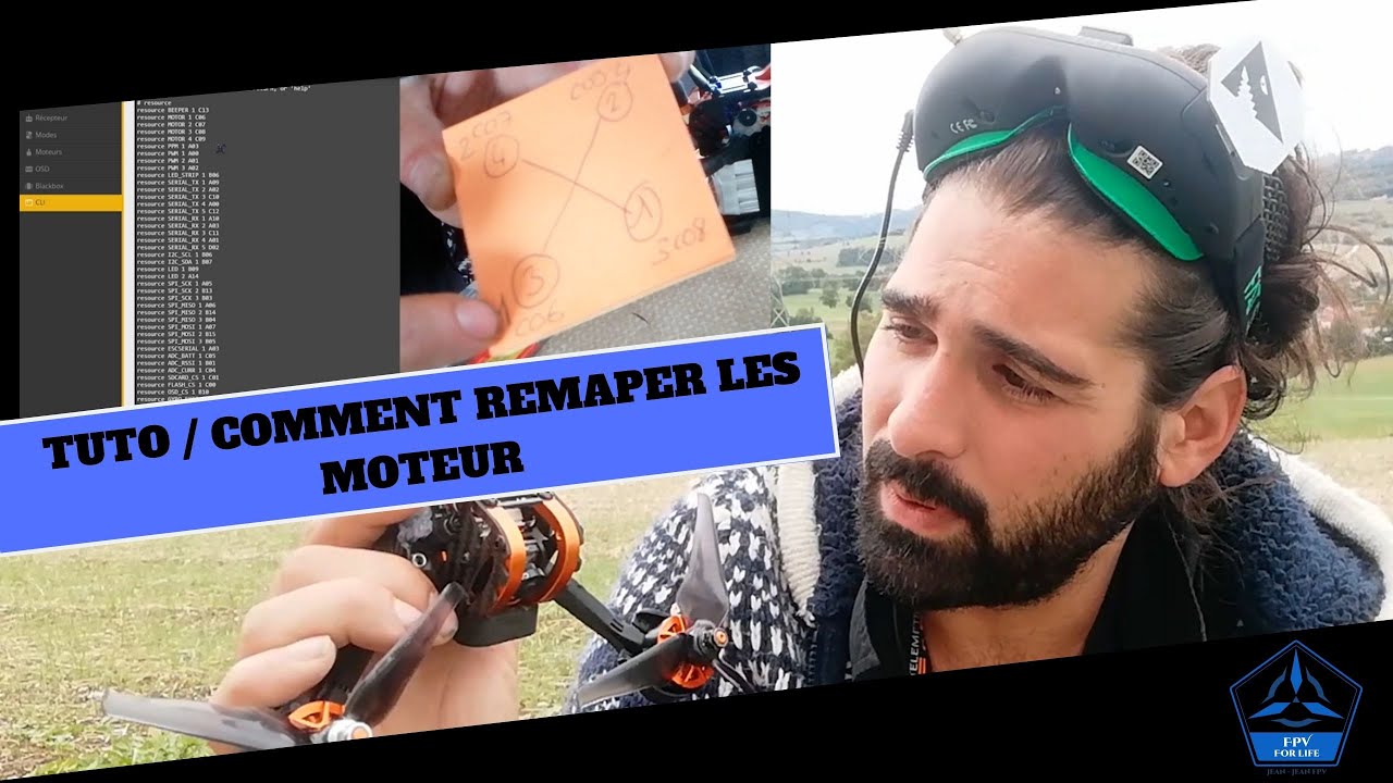 TUTO / COMMENT REMAPER LES MOTEUR /  ESC SOUS BETAFLIGHT/ 2019