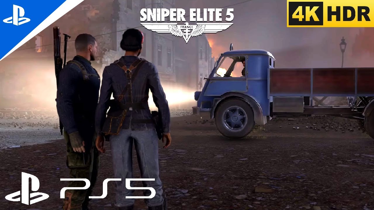(PS5) SNIPER ELITE 5: MISSION 08 RUBBLE AND RUIN WALKTHROUGH | REALISTIC GAMEPLAY [4K 60FPS HDR]