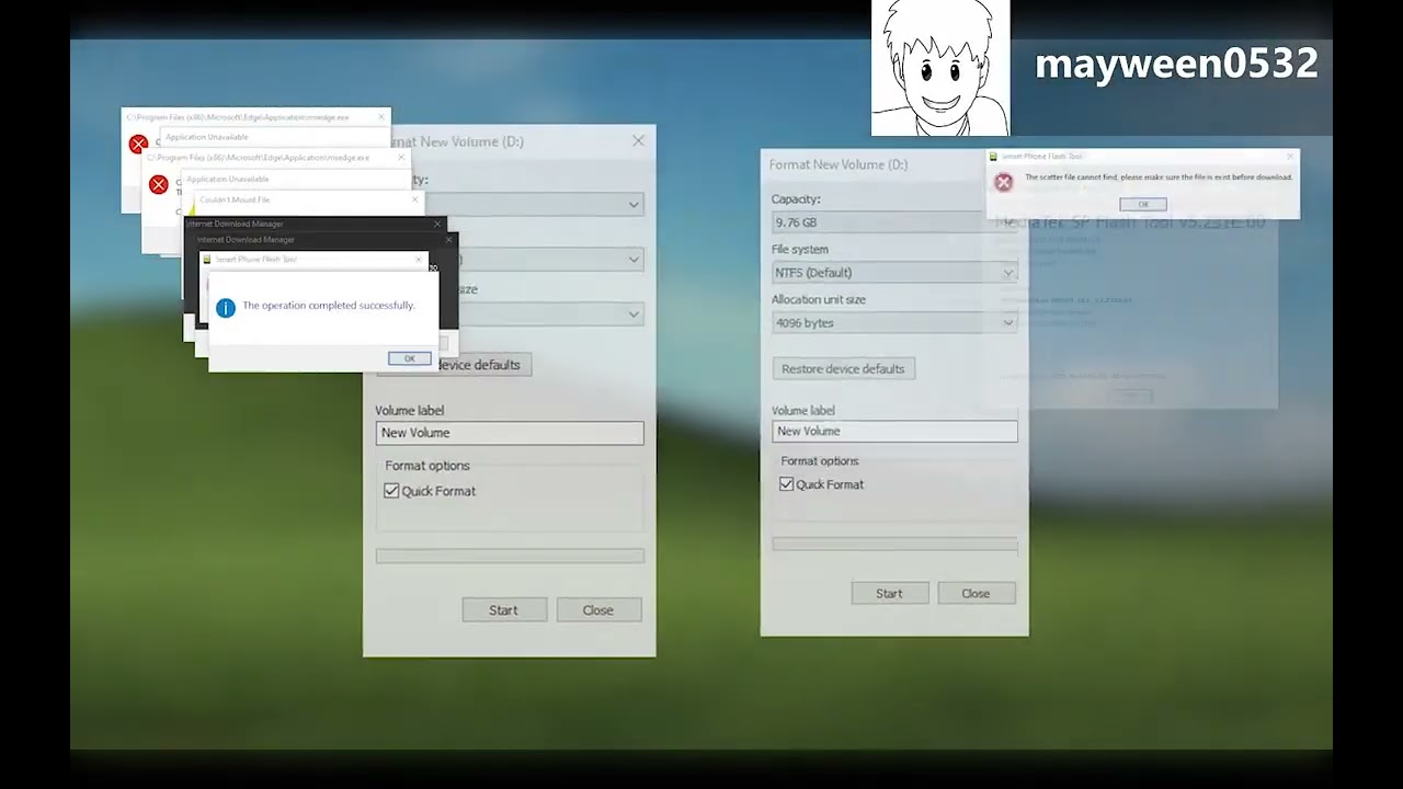 [RuvCzE Reupload] Windows Server 2019 Crazy Error (1440x900x60fps) | used premiere pro