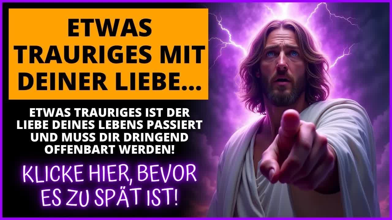 😰 DER LIEBE IHRES LEBENS IST ETWAS TRAURIGES PASSIERT UND SIE MÜSSEN ES DRINGEND WISSEN!💔