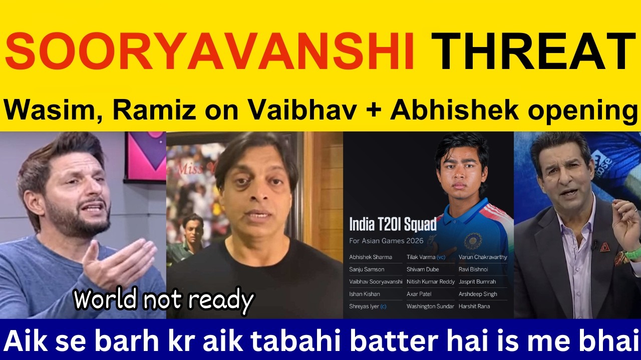 Pak media getting fan of Vaibhav Suryavanshi in India Team squad | Vaibhav Sooryavanshi | Pak react