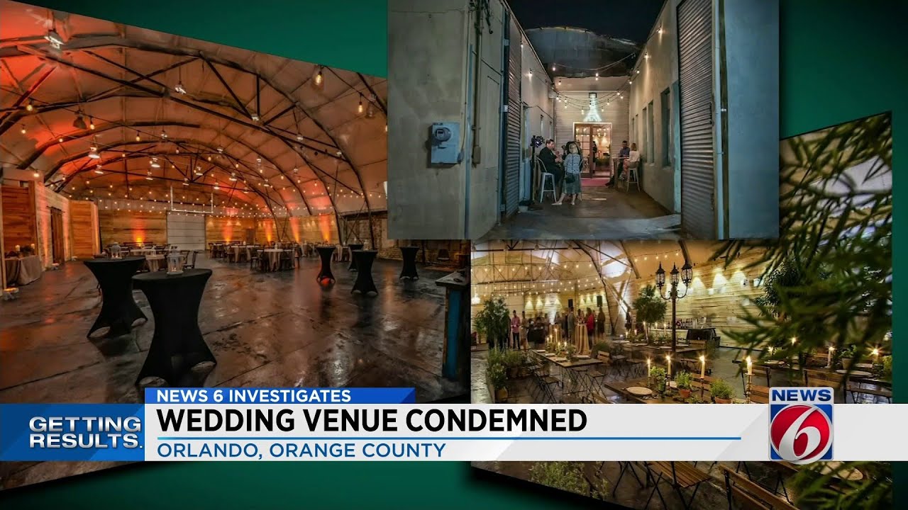 Orlando condemns wedding venue
