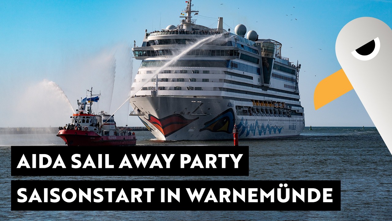 AIDA Saisonstart Warnem&uuml;nde 🛳️ AIDAdiva Sail Away Party 💋 H&ouml;rner garantiert | 29.03.2026