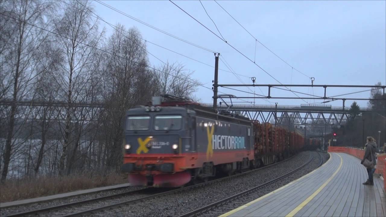 Tog på Kongsvingerbanen 16.11.2014