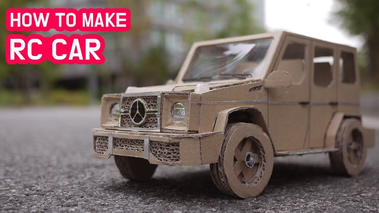 Как сделать rc машины из картона