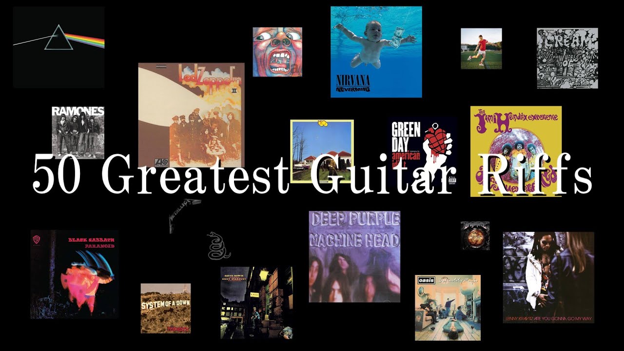 50 GREATEST GUITAR RIFFS of ALL TIME