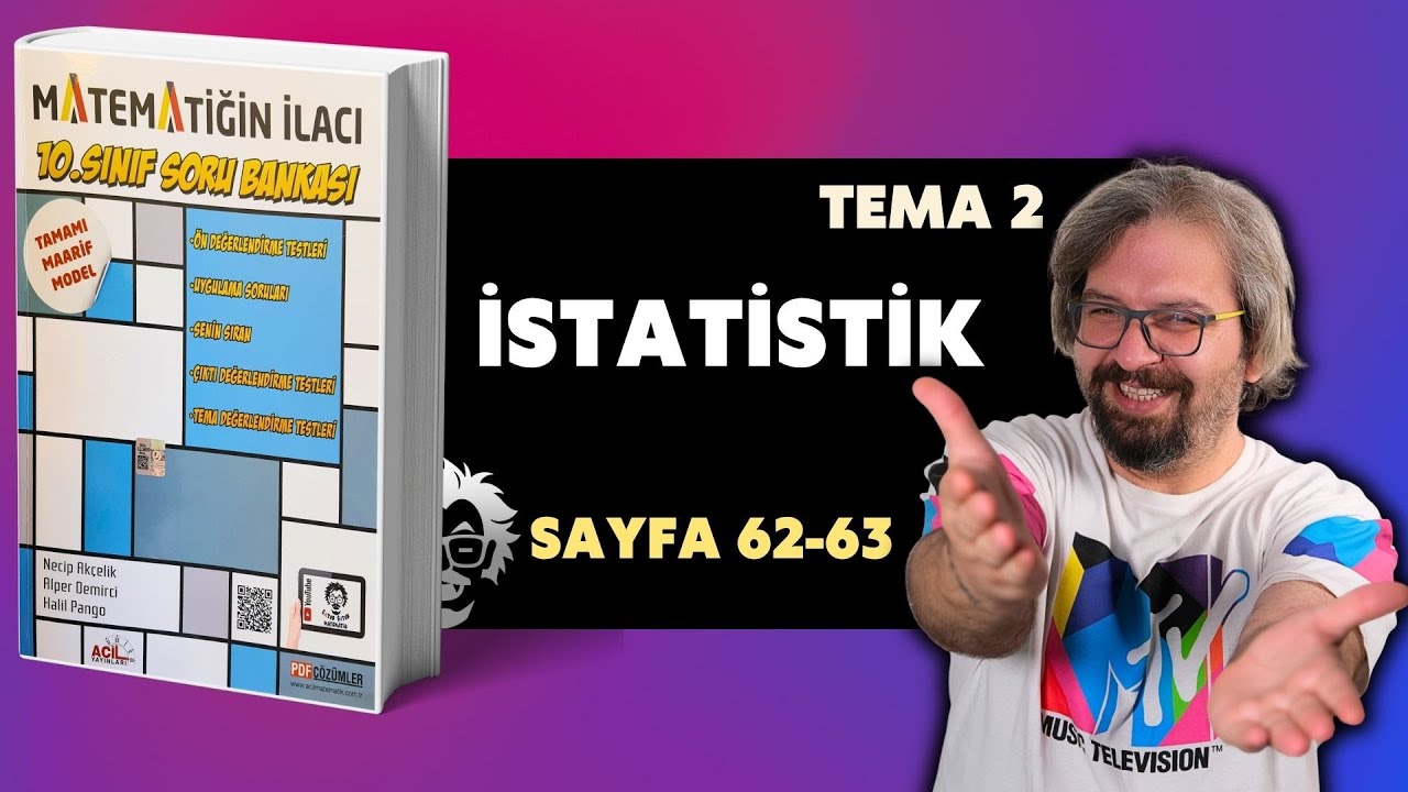 10. Sınıf Matematiğin İlacı | 62-63 Sayfa | İstatistik | Maarif Model